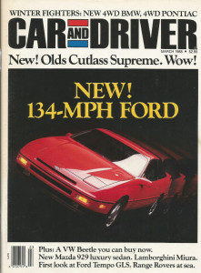 CAR & DRIVER 1988 MAR - LAMBO P400 MIURA, VW BEETLE